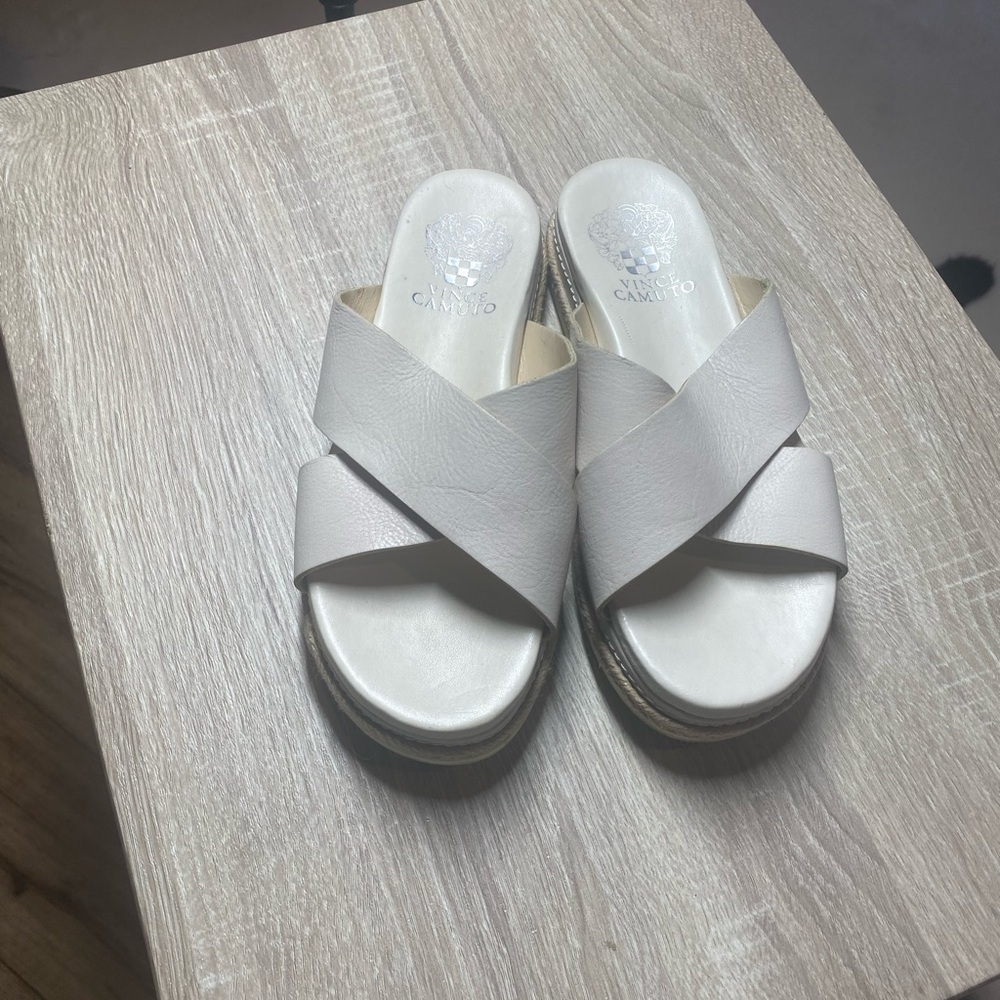 Vince Camuto Rickert slide leather sandal - Picture 3 of 9